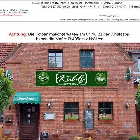 Dorfkrug Grabau Guest house *